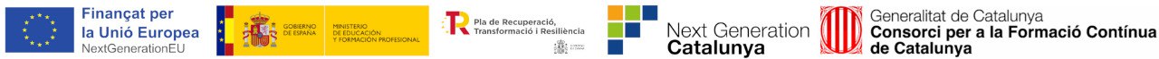 Logo Financiado por la Unión Europa, Gobierno de España, Plan De Recuperación, transformación y resiliencia .